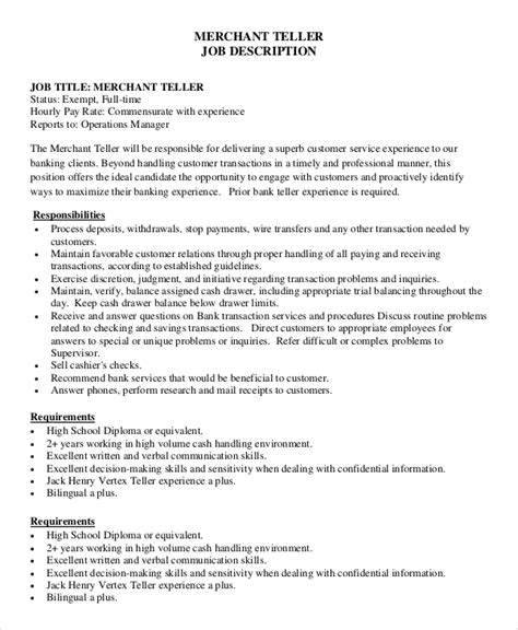 stl teller job description